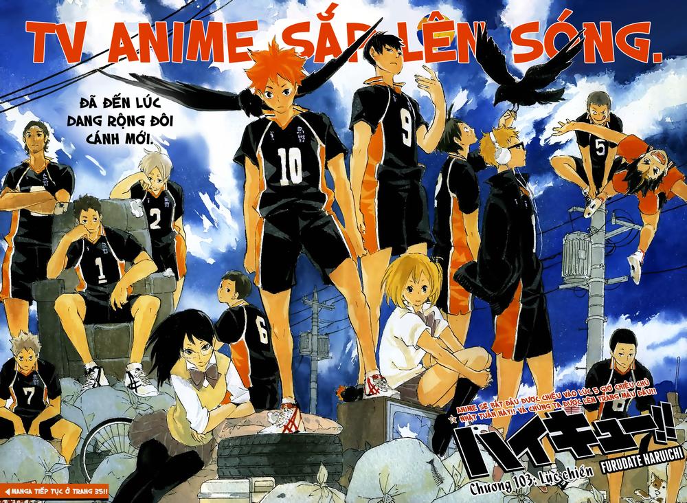 Haikyuu Chapter 103 - Trang 2