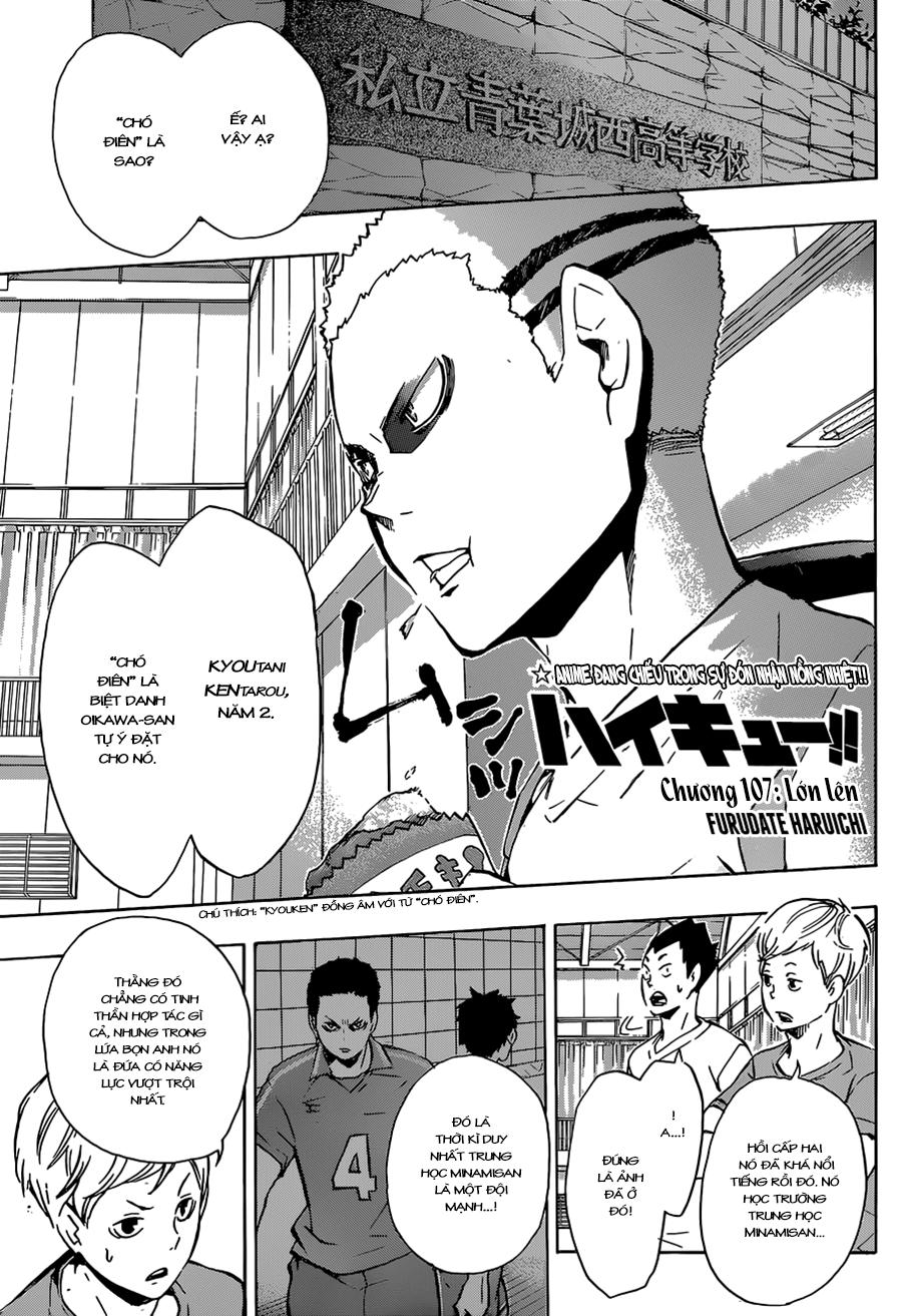 Haikyuu Chapter 107 - Trang 2
