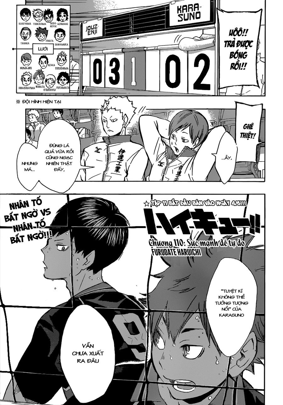 Haikyuu Chapter 110 - Trang 2