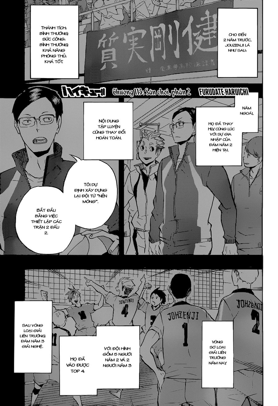 Haikyuu Chapter 113 - Trang 2