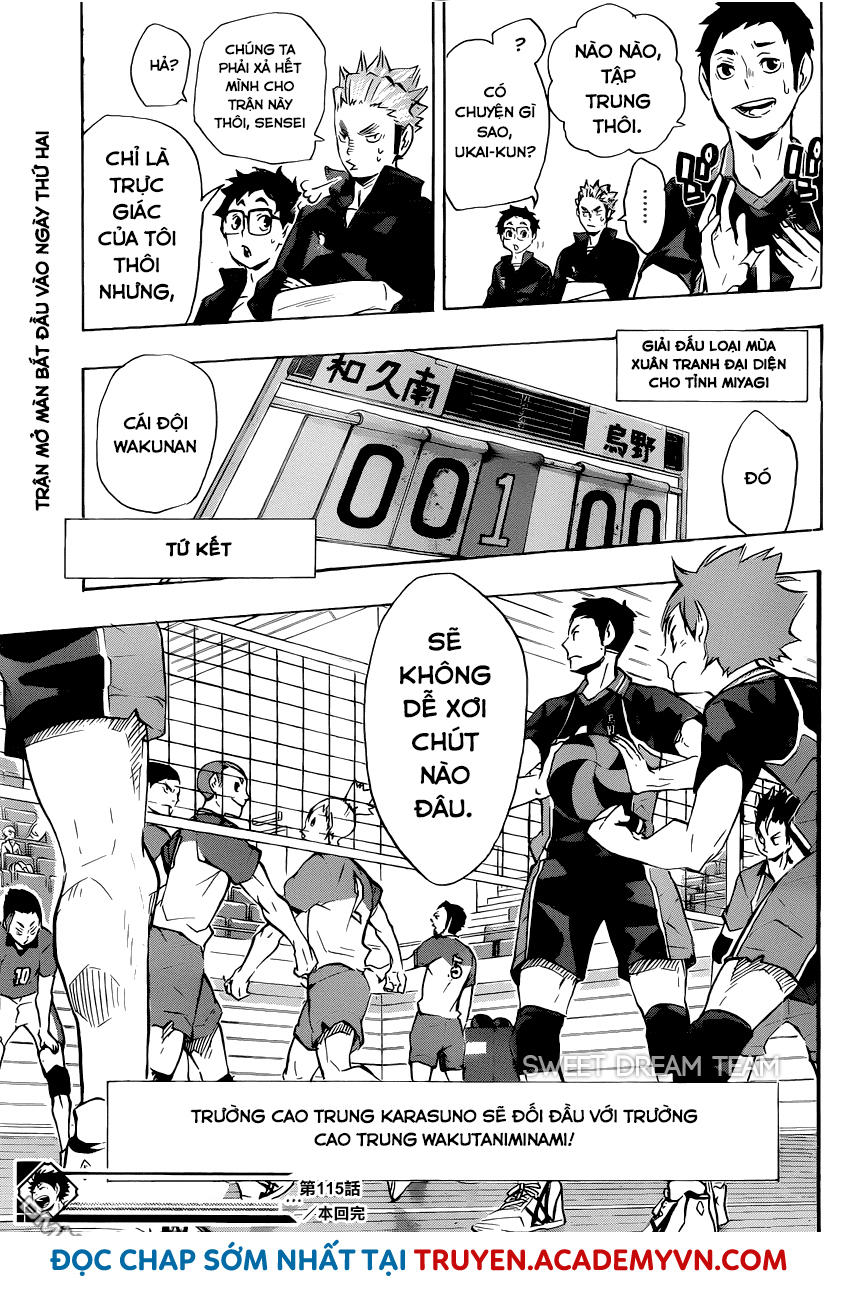 Haikyuu Chapter 115 - Trang 2