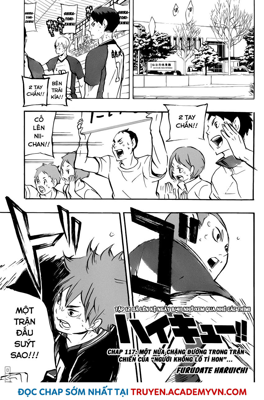 Haikyuu Chapter 117 - Trang 2