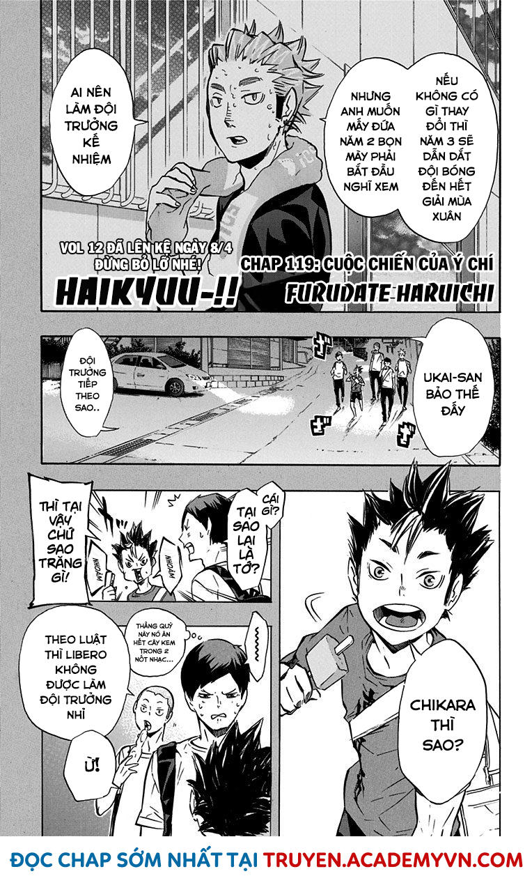 Haikyuu Chapter 119 - Trang 2