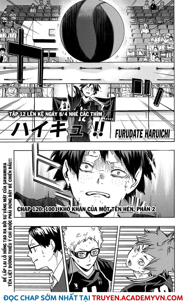 Haikyuu Chapter 120 - Trang 2