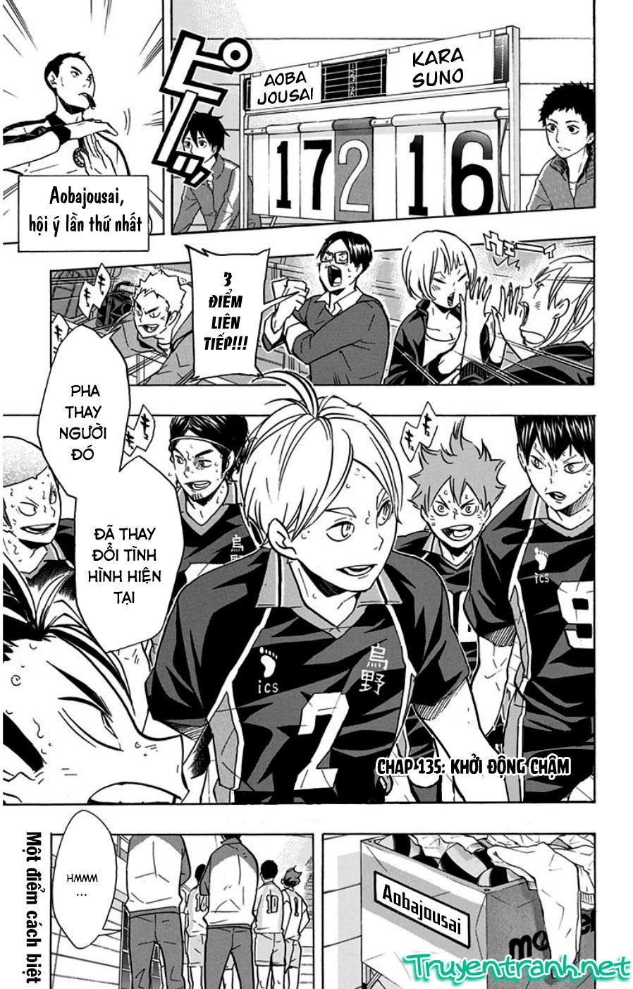 Haikyuu Chapter 135 - Trang 2
