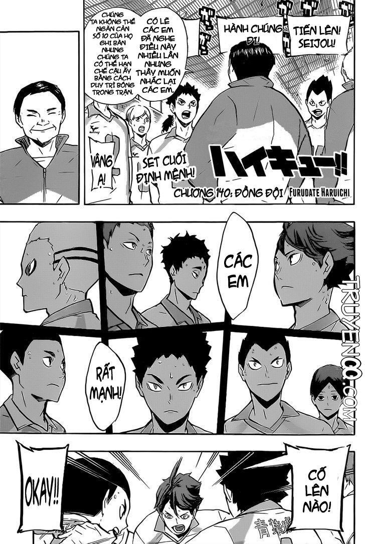 Haikyuu Chapter 140 - Trang 2