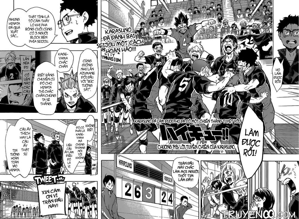 Haikyuu Chapter 148 - Trang 2
