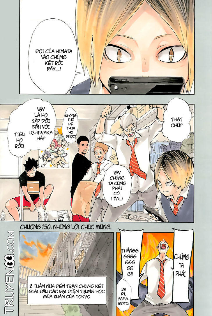 Haikyuu Chapter 150 - Trang 2