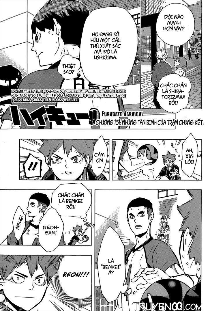 Haikyuu Chapter 151 - Trang 2