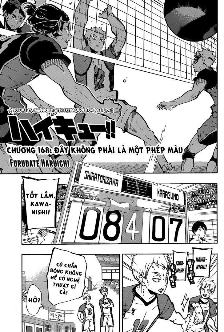 Haikyuu Chapter 168 - Trang 2