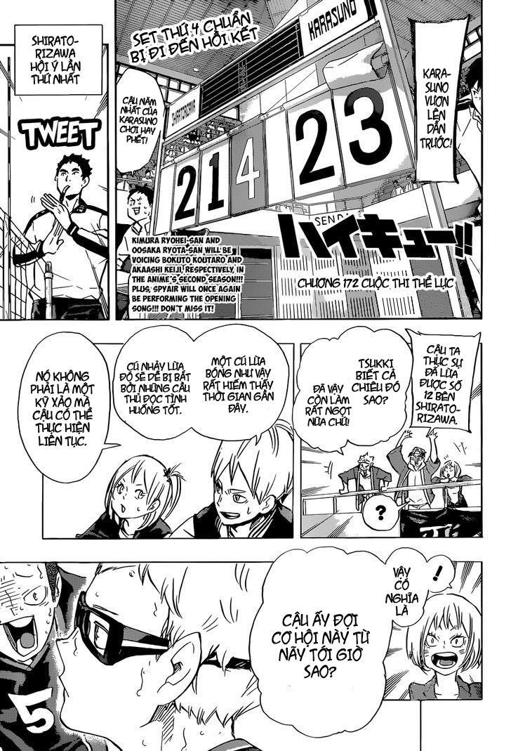 Haikyuu Chapter 172 - Trang 2