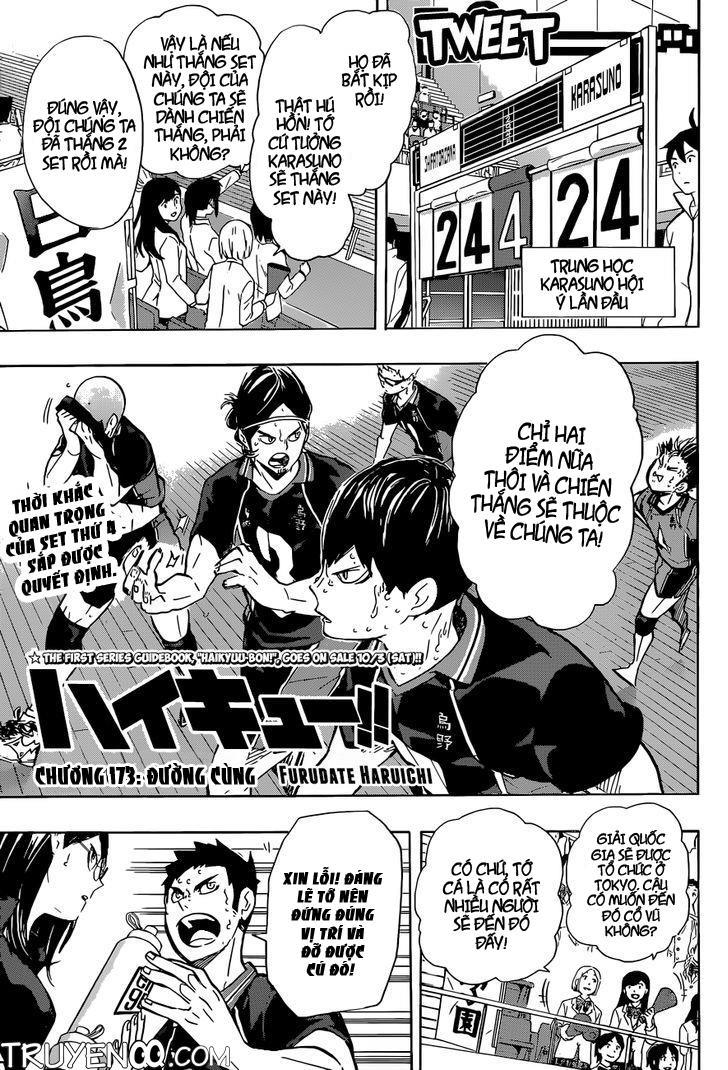 Haikyuu Chapter 173 - Trang 2