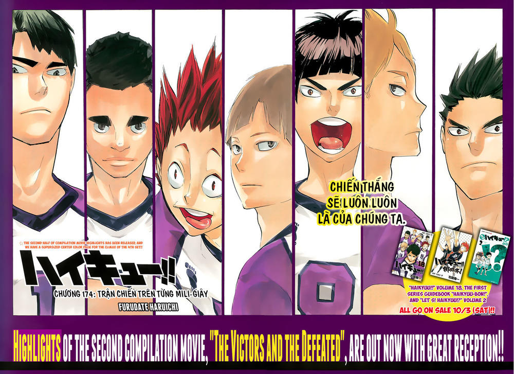 Haikyuu Chapter 174 - Trang 2