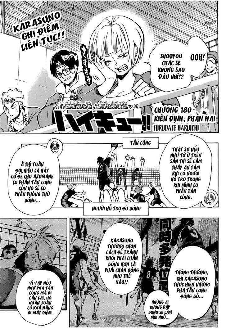 Haikyuu Chapter 180 - Trang 2