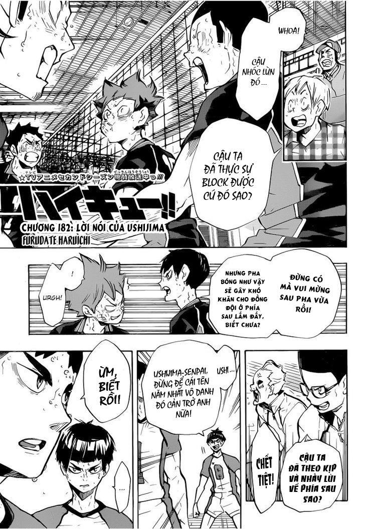 Haikyuu Chapter 182 - Trang 2