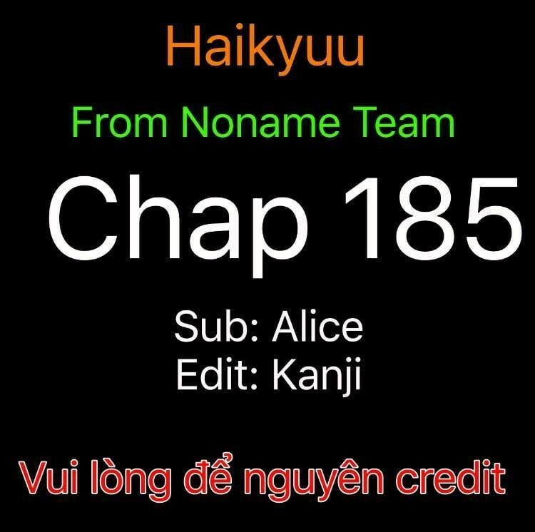 Haikyuu Chapter 185 - Trang 2