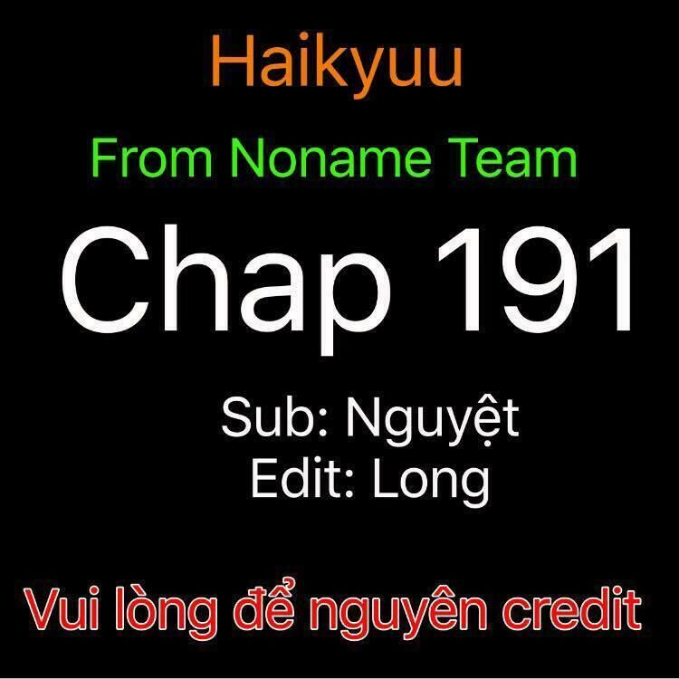 Haikyuu Chapter 191 - Trang 2
