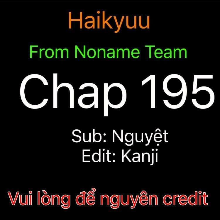Haikyuu Chapter 195 - Trang 2