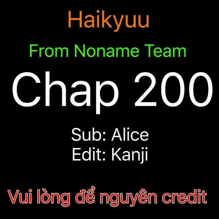 Haikyuu Chapter 200 - Trang 2