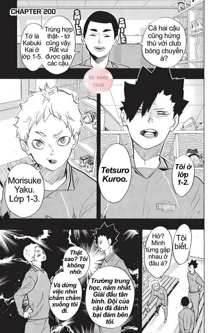 Haikyuu Chapter 200 - Trang 2