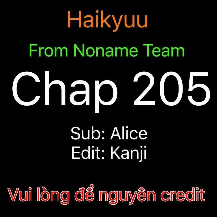 Haikyuu Chapter 205 - Trang 2