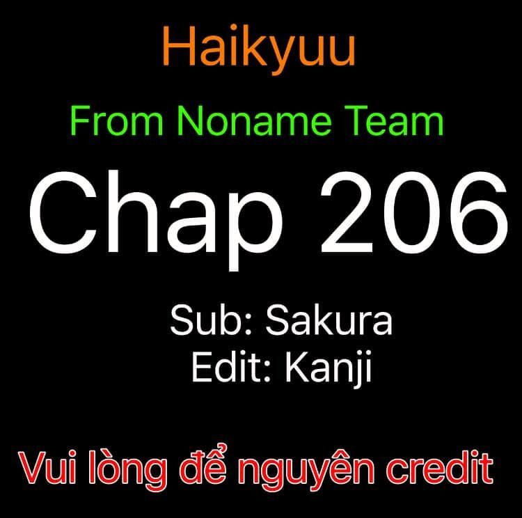 Haikyuu Chapter 206 - Trang 2