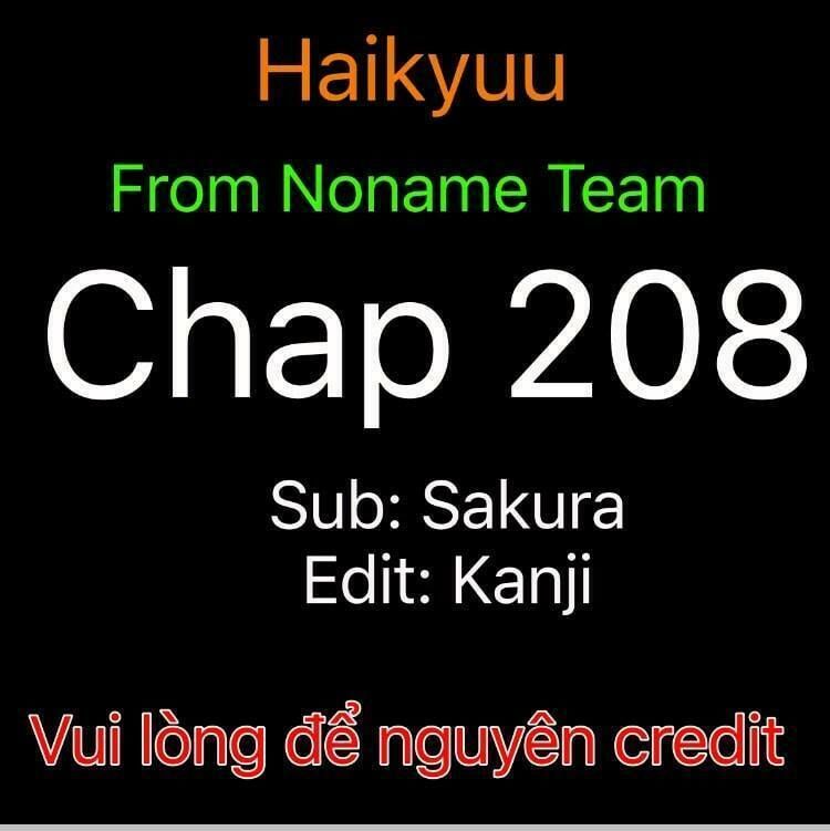 Haikyuu Chapter 208 - Trang 2