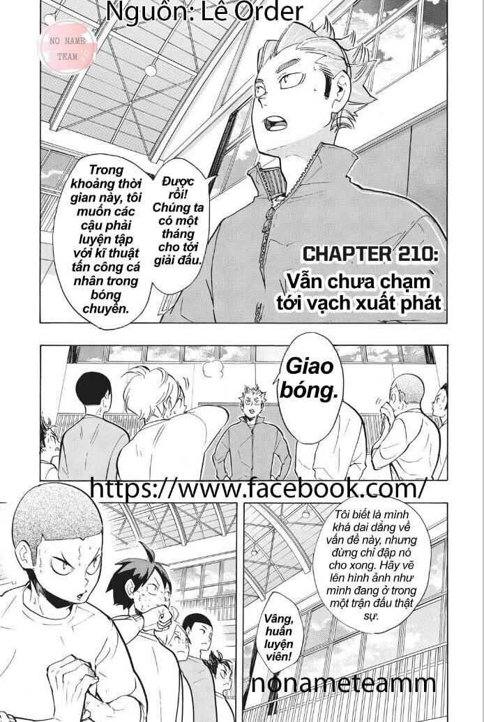 Haikyuu Chapter 210 - Trang 2