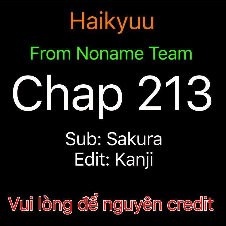 Haikyuu Chapter 213 - Trang 2