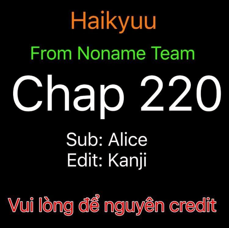 Haikyuu Chapter 220 - Trang 2