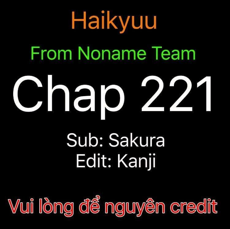 Haikyuu Chapter 221 - Trang 2