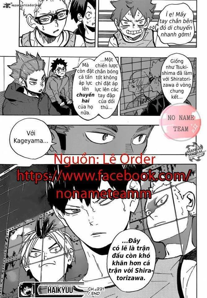 Haikyuu Chapter 221 - Trang 2