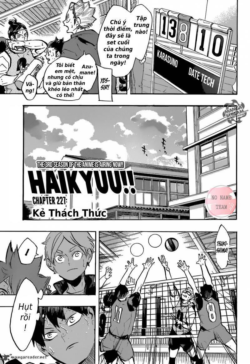 Haikyuu Chapter 227 - Trang 2