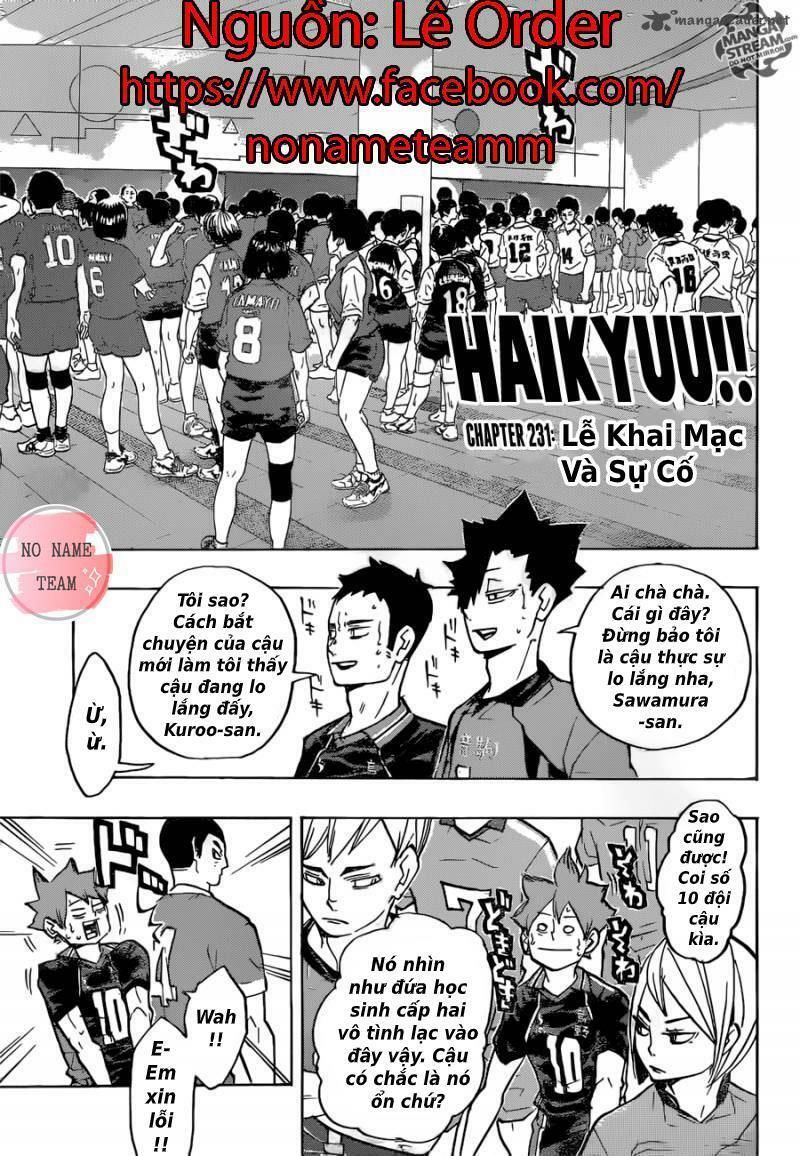 Haikyuu Chapter 227 - Trang 2
