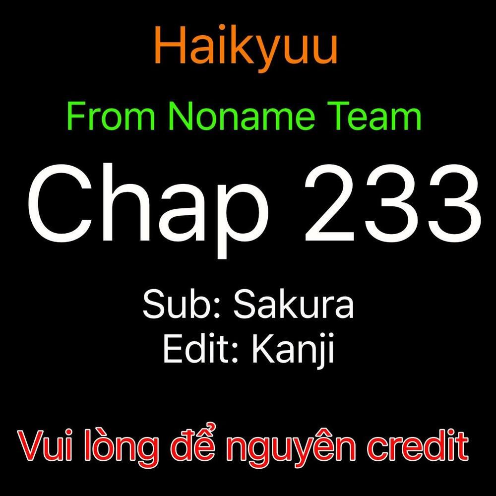 Haikyuu Chapter 232 - Trang 2