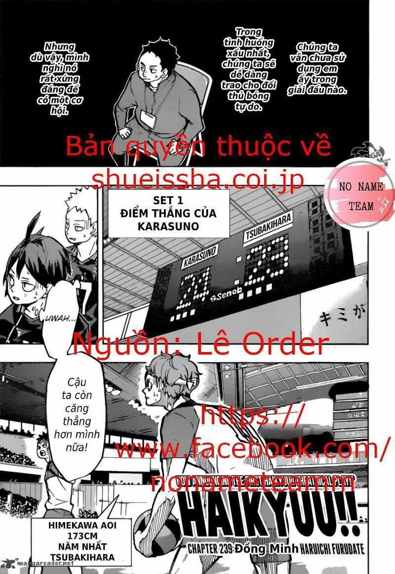 Haikyuu Chapter 237 - Trang 2