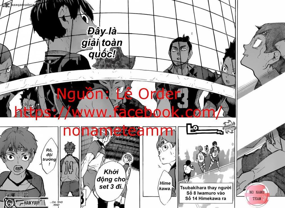 Haikyuu Chapter 240 - Trang 2