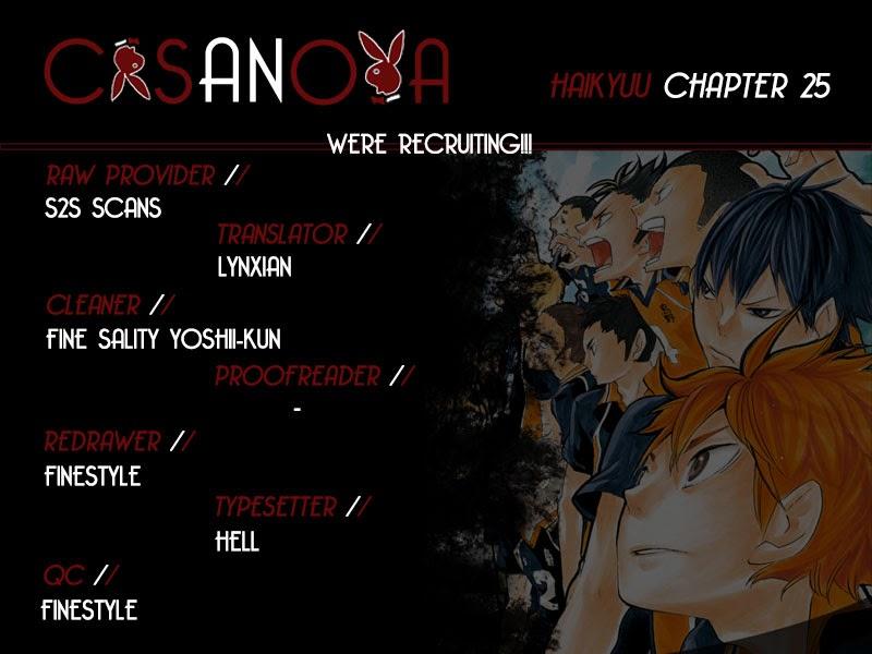 Haikyuu Chapter 25 - Trang 2