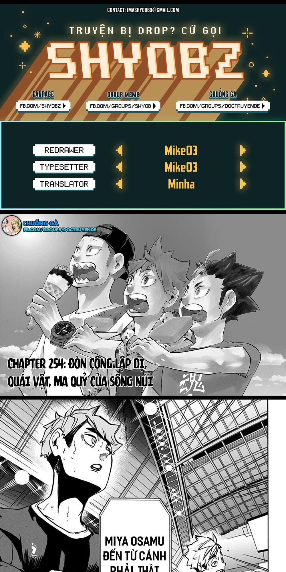 Haikyuu Chapter 254 - Trang 2