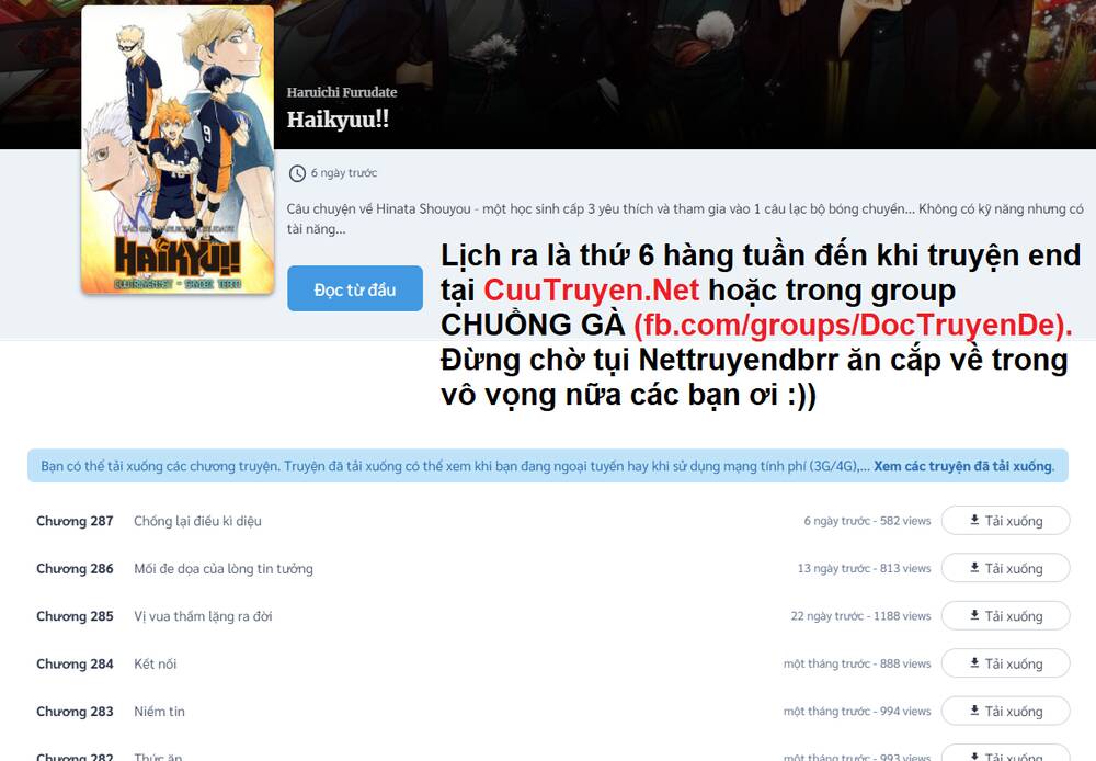 Haikyuu Chapter 266 - Trang 2