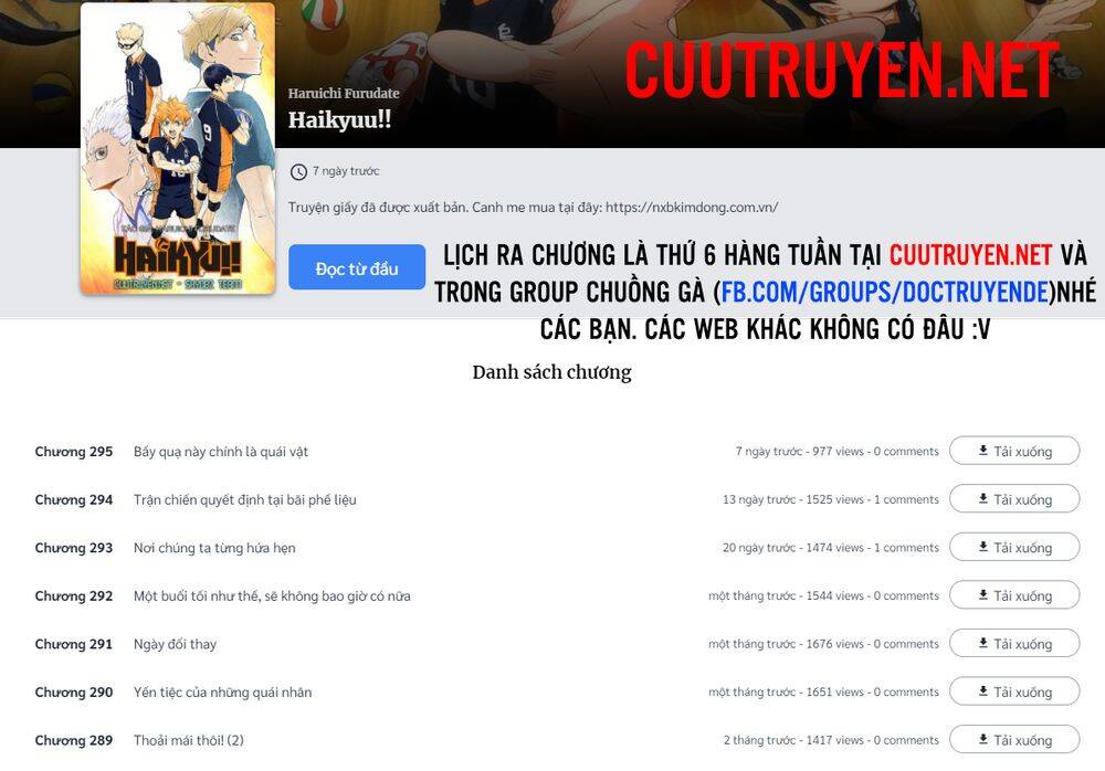 Haikyuu Chapter 267 - Trang 2