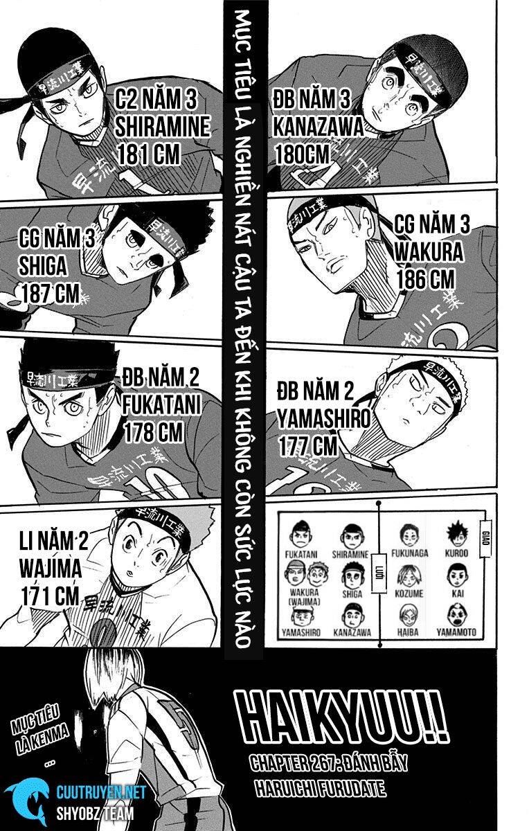 Haikyuu Chapter 267 - Trang 2