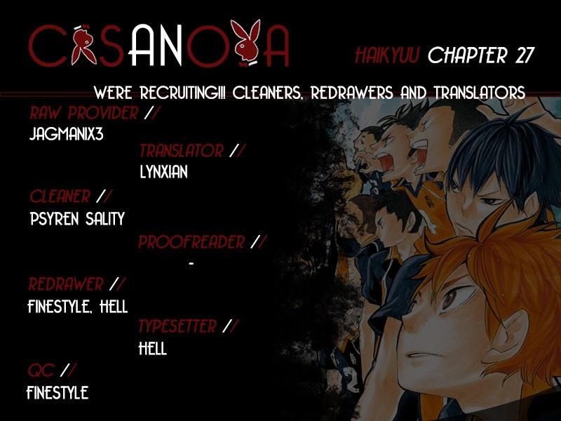 Haikyuu Chapter 27 - Trang 2