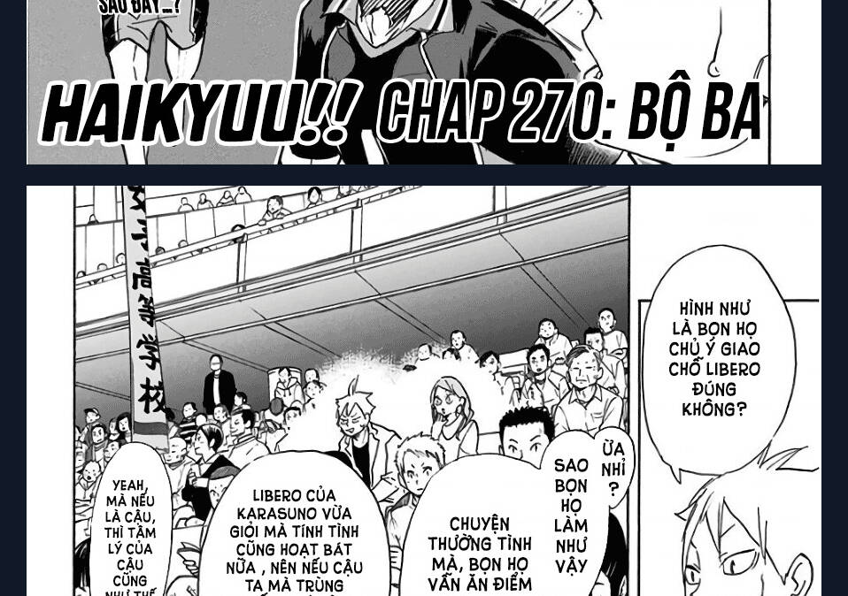 Haikyuu Chapter 270 - Trang 2