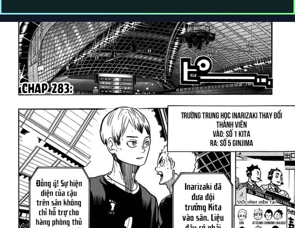 Haikyuu Chapter 283 - Trang 2
