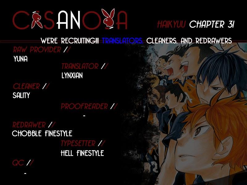 Haikyuu Chapter 31 - Trang 2