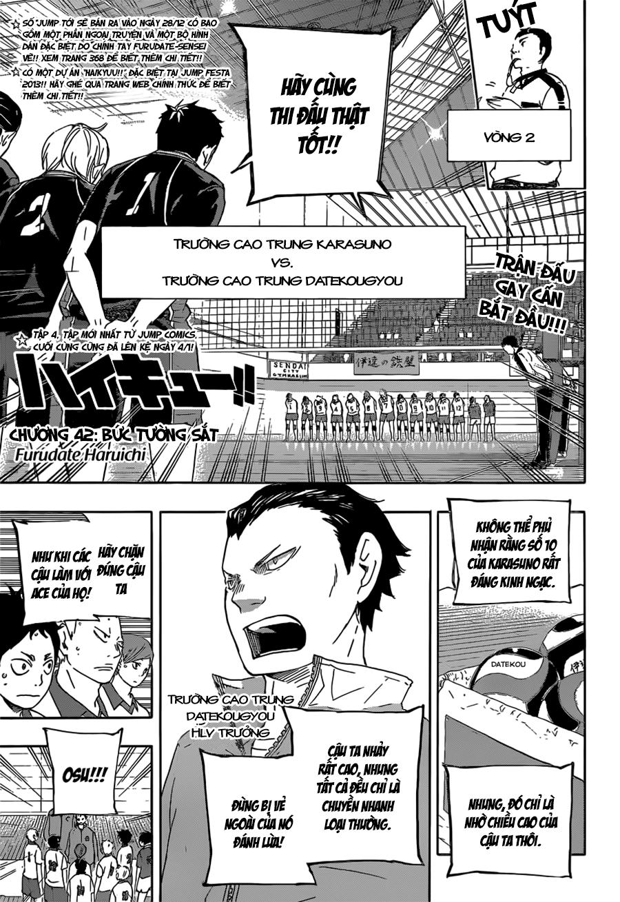 Haikyuu Chapter 42 - Trang 2