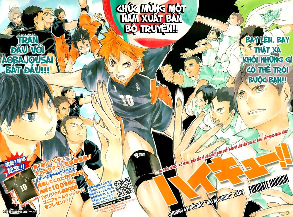 Haikyuu Chapter 49 - Trang 2