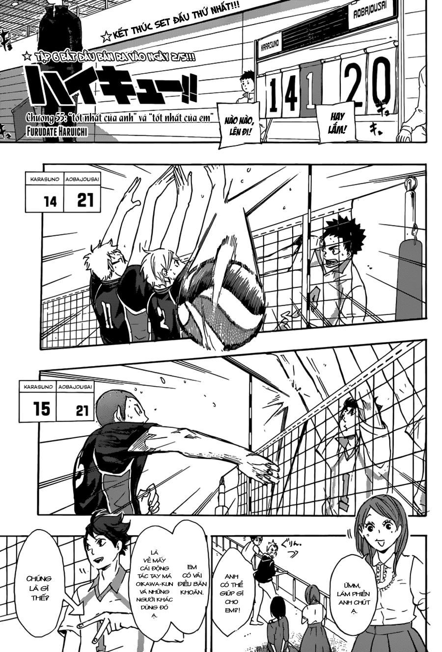 Haikyuu Chapter 55 - Trang 2