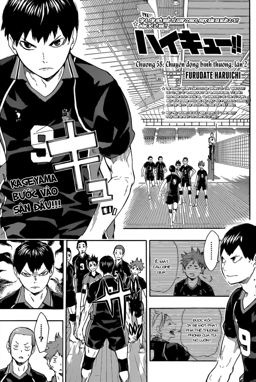 Haikyuu Chapter 58 - Trang 2